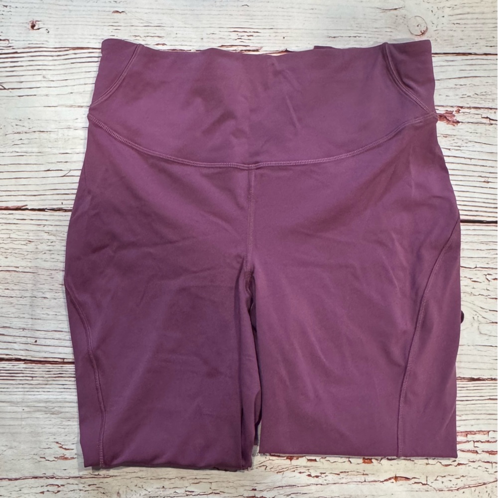 Lululemon Base Pace High-Rise Crop 23" in Vintage Plum Sz 8 - Picture 3 of 8